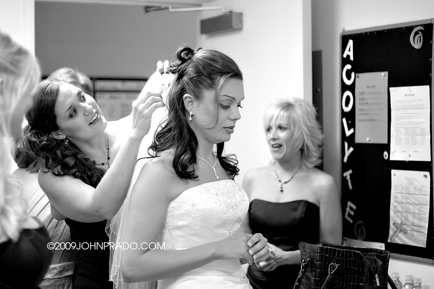 Bride getting ready photo