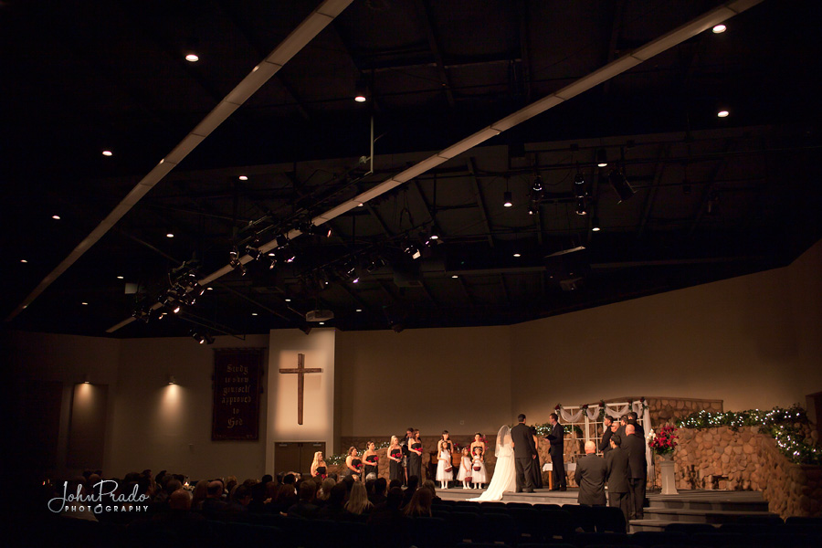 Chino Hills Community Church wedding ceremony photo