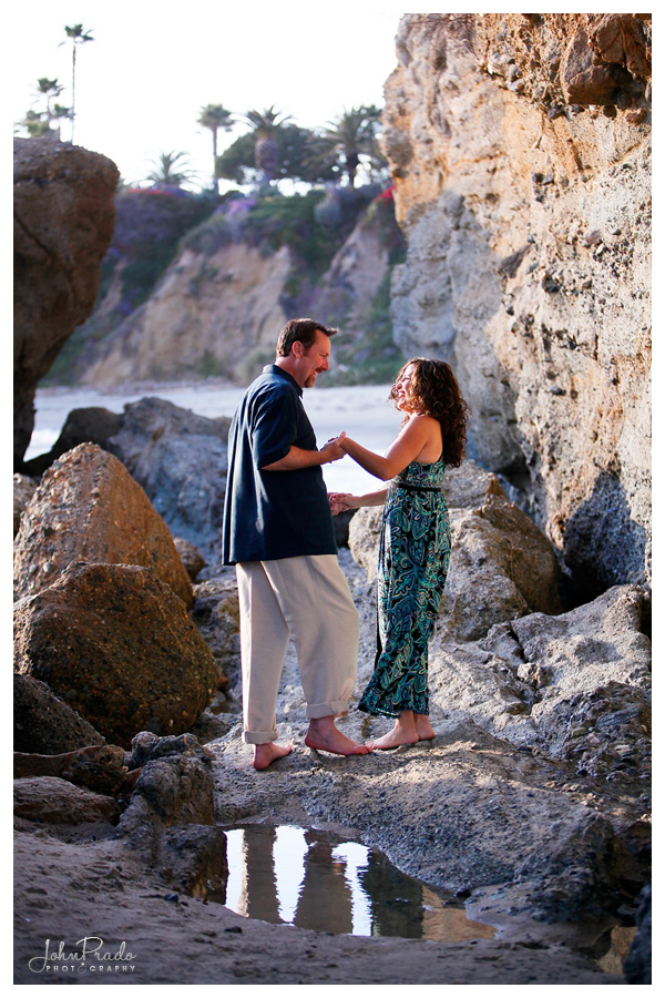 proposal, beach, couple, engaged, photo