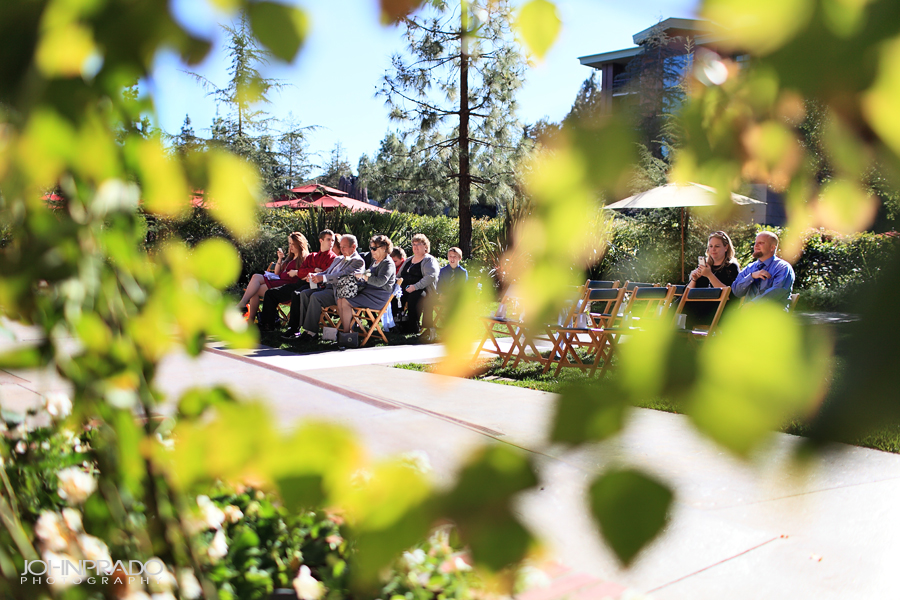 Wedding ceremony photo at Grand California Hotel