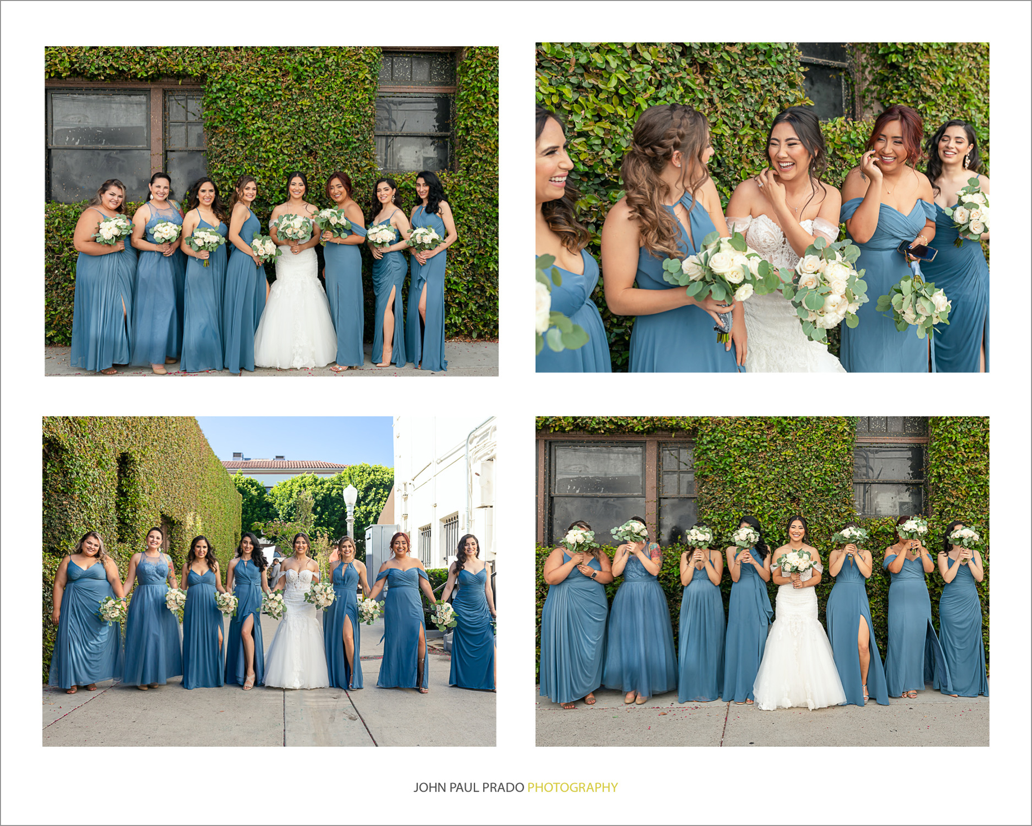 Bridesmaids Blue dresses