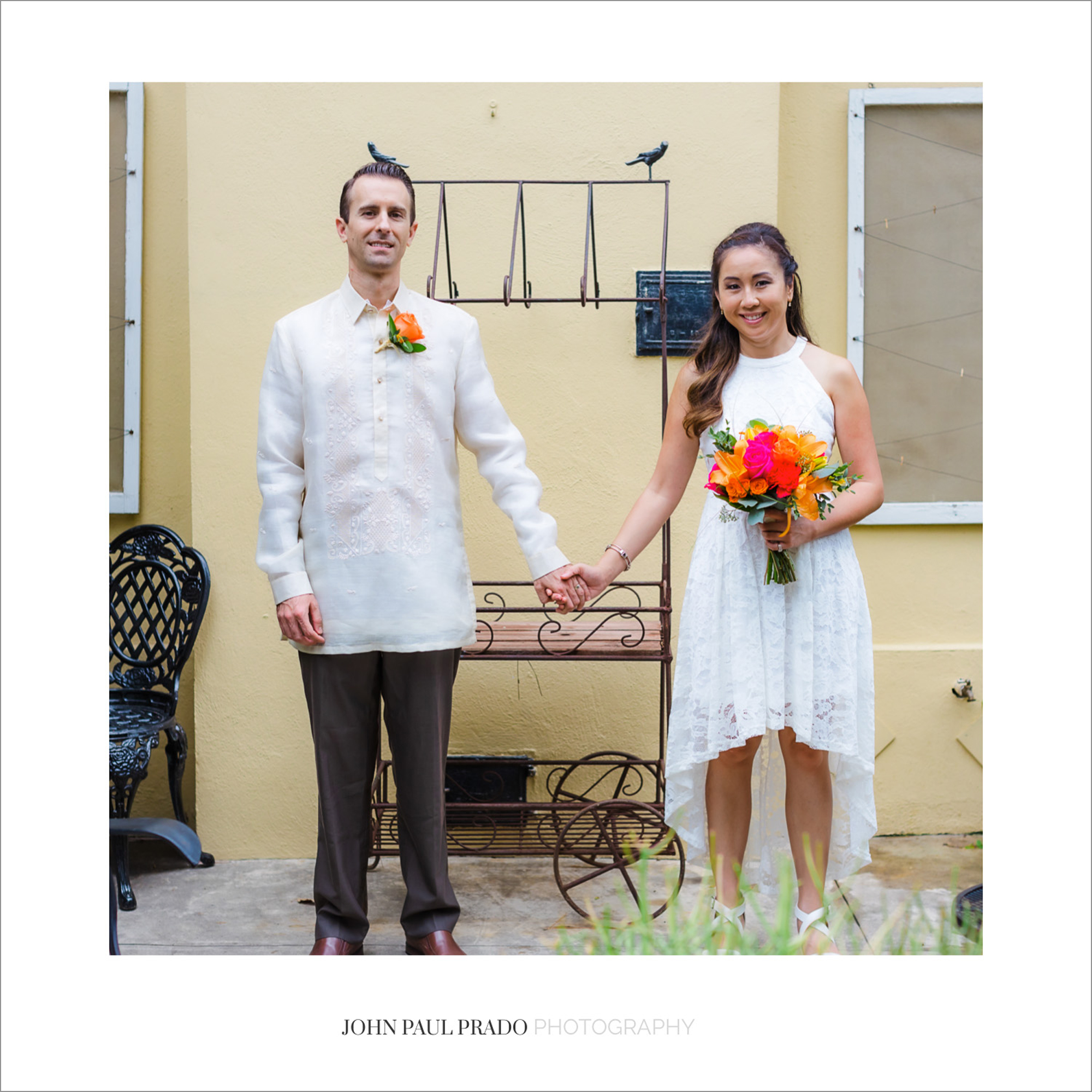 Wedding vow couple