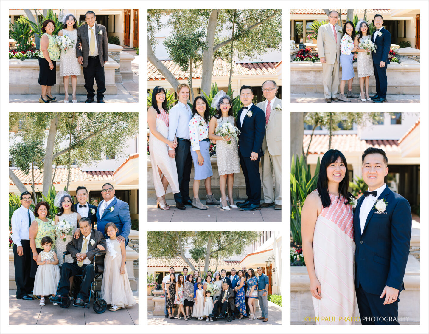 Bridal family group photos